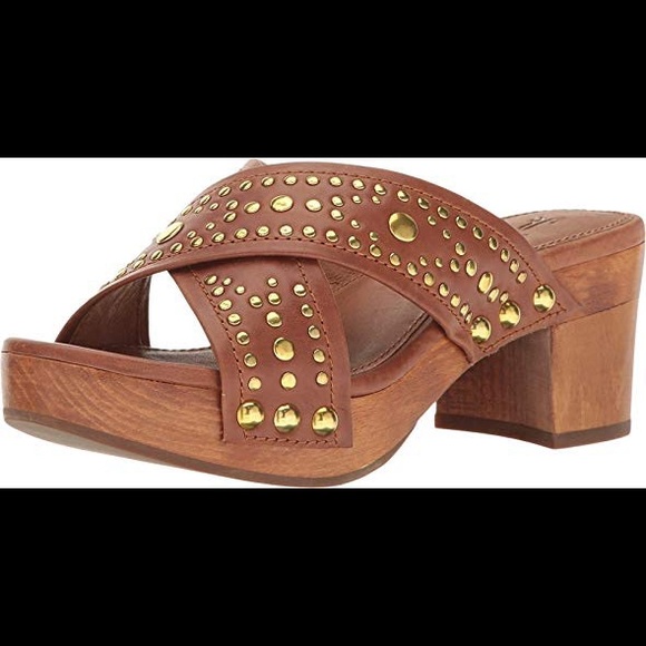 🎈SOLD!🎈 NWOT Frye Fiona Deco Slides - Picture 2 of 8